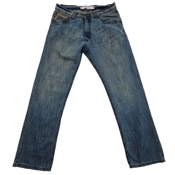 Jordan Craig Jeans Men's 36x32 Legacy Edition Straight Leg Relaxed EUC Med Wash - Picture 1 of 16